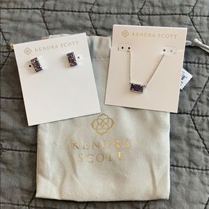 Kendra Scott Multicolor Pattie Earring/Necklace